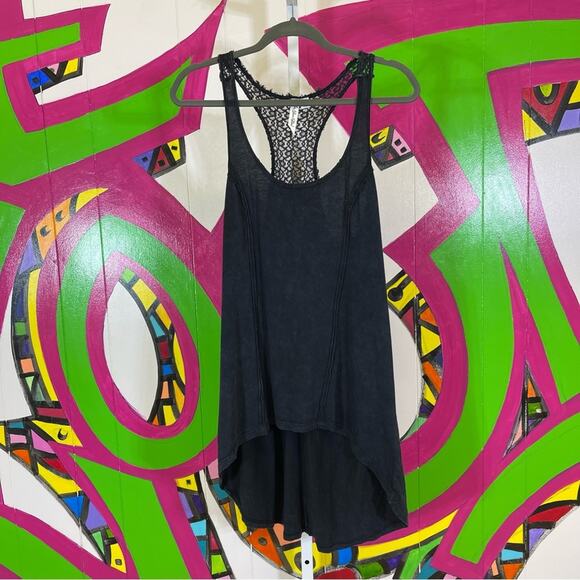 Others Follow, Hi Low Tank Top, Lace Back Detail. Size Small. Excellent cond! - Picture 1 of 5